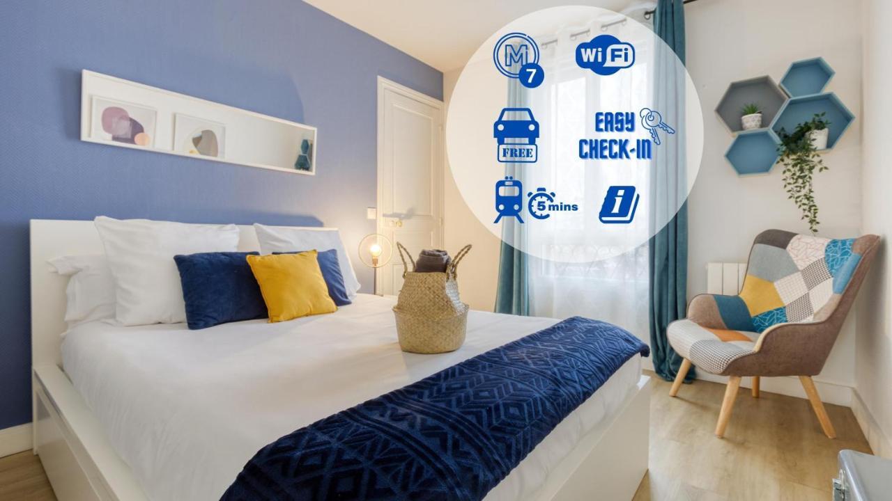 דירות איברי-סור-סיין Metro 7 - Gare C - Parking Private- Easy Check-In מראה חיצוני תמונה